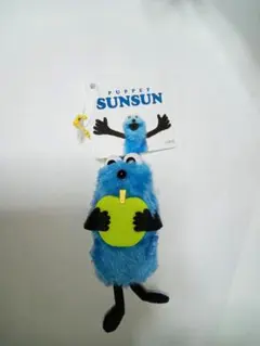 パペットスンスン ぬいぐるみマスコット フルーツver. スンスン 青リンゴ