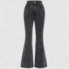 シーイン　ティーンガールズ　フレアレッグジーンズ　ダークグレー　12〜13Y