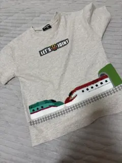 新幹線 半袖Tシャツ 120cm プラレール　服のみのサムネイル