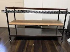 ホームエレクター ウッド天板 スチールラック 60×60 ×105(㎝) - メルカリ