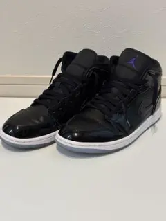 Nike Air Jordan 1 Mid SE Black Purple