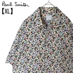 【極美品】ポールスミス XL マーガレット 花柄 マルチカラー 半袖 シャツのサムネイル