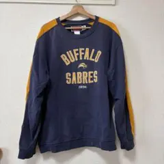 古着　スウェット ネイビー/イエロー