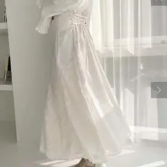 【one after another】サイズ展開バックレースアップスカート 美品のサムネイル