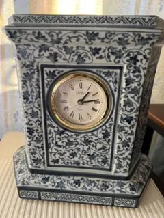 有田焼　龍峰窯　置き時計