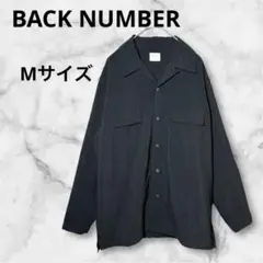 BACK NUMBER 長袖シャツ ブラック M