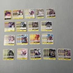 ワンピースカード★世界最強の戦士★リンリン★黄★デッキパーツ★ほぼたさ４コン