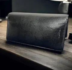 【正規品】サンローラン パリ クラシック コンチネンタルウォレットブラック長財布