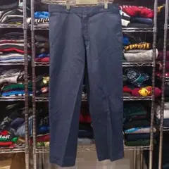 USA古着 ディッキーズ874 ワークパンツ ネイビー W40