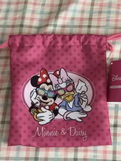 PLAZA限定 ディズニー ミニー＆デイジー 巾着袋