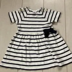 PETIT BATEAU ストライプワンピース 12m