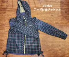 adidas チェック柄 ジャケット