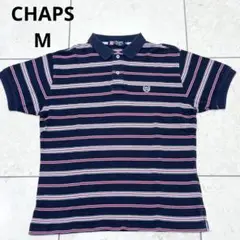 極美品 CHAPS RALPH LAUREN ポロシャツ ネイビー ボーダー