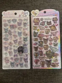 国内正規品　うるちゅるポップシール　2枚セット　日焼けシリーズ　マイメロ　クロミ