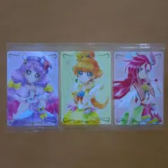 トロピカルージュプリキュア 3枚セット　プリキュアカードウエハース3