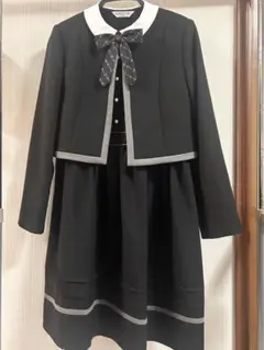 165A ショパン　フォーマルワンピース　卒服　発表会　パール　りぼん