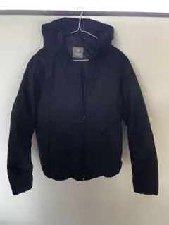 nano universe ブラック ダウンジャケット