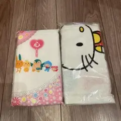 ハローキティ　白　ホワイト　フェイスタオルセット　新品