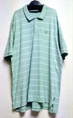 9/28まで 海外古着　IZOD ミントグリーン ポロシャツ　ＸＬ