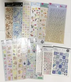 【新品未使用】 シール　ステッカー　15点セット ダイソー セリア 百均