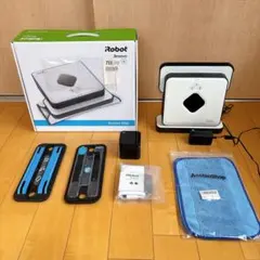 ブラーバ 390j 床拭きロボット｜付属品完備｜未使用クロス4枚｜動作確認済 アイロボット(IRobot) ブラーバ 390j 床拭きロボット ホワイト