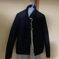 ネイビー キルティングジャケット