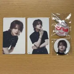 INI　松田迅　トレカ　ミニ缶バッジ　絵文字キーホルダー　セット