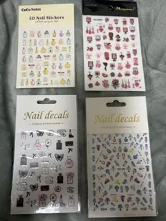 ネイルシール4枚セット