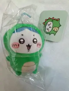 ちいかわ　ナガノキャラクターズ きょりゅくんを被ったハチワレマスコット