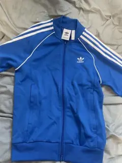 adidas 青 ジャージ Mサイズ