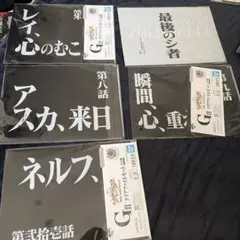 エヴァンゲリオン EVANGELION タイトルクリアファイル まとめ売り10枚