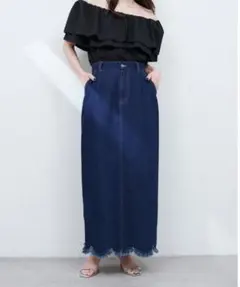 natural couture デニムスカート　Sサイズのサムネイル