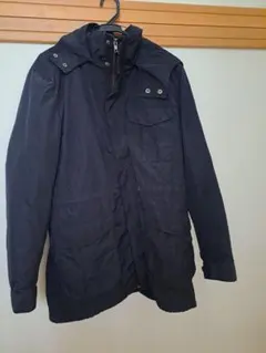 ブラック フード付き 　THE SHOP TK アウター　コート　メンズ　L