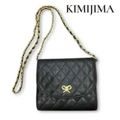 【美品】KIMIJIMA チェーンショルダーバッグ 中古・古着通販】KIMIJIMA (キミジマ) チェーンショルダーバッグ