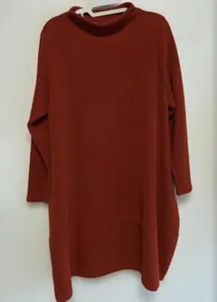 【CHICFLEUR】チックフルール ハイネックニット M-L ロングワンピース