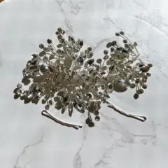 ヘッドドレス ウェディング 結婚式 髪飾り ジルコニア