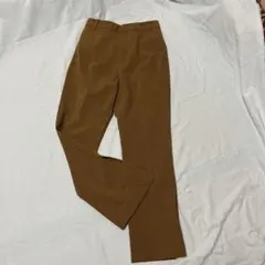 ＬＯＷＲＹＳＦＡＲＭ　茶色　スリット入りパンツ