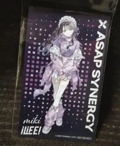 純嶺みき iLiFE! ASAPSYNERGY ステッカー ＆ クリアカード - メルカリ