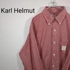 【Karl Helmut】カールヘルム　チェックシャツPINK HOUSE