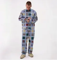 【希少】Stüssy Madras Patchwork Zip Jacketのサムネイル