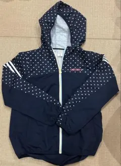 adidas アディダス　ウィンドブレーカー　ハート柄