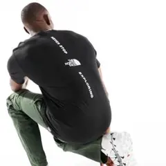 【海外限定】 THE NORTH FACE Tシャツ バーティカル バック