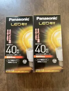 Panasonic LED電球 LDASL/C/W 2個セット