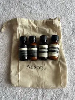 Aesop 旅行用シャンプーセット 4本セット　巾着袋付き