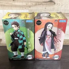【SALE】鬼滅の刃　竈門炭治郎　竈門禰豆子　スーパー　プレミアム　フィギュア