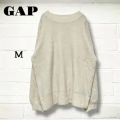 ギャップ/ニット/セーター/アイボリー/ウール混/オーバーサイズ/ゆったり/Mのサムネイル