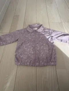 100サイズ　花柄ウィンドブレーカー