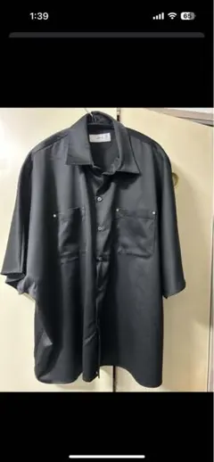 ADRER ポリサテンドレープドルマンシャツ XSサイズ