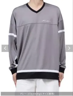 Karl Kani トリオカラー メッシュ ロンT グレー XLのサムネイル
