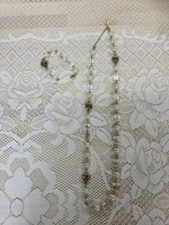 美品　インゲボルグ　ネックレス&ブレスレット　パール×ゴールド　 カメリア　２点